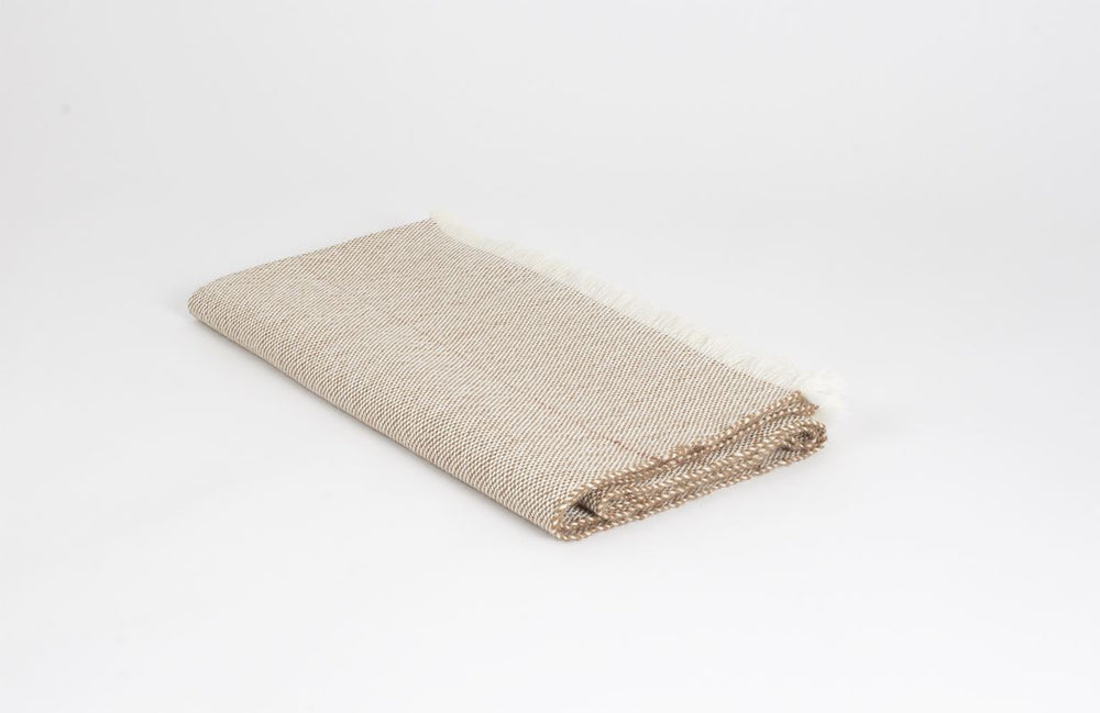 Manta bebé de Alpaca color camel