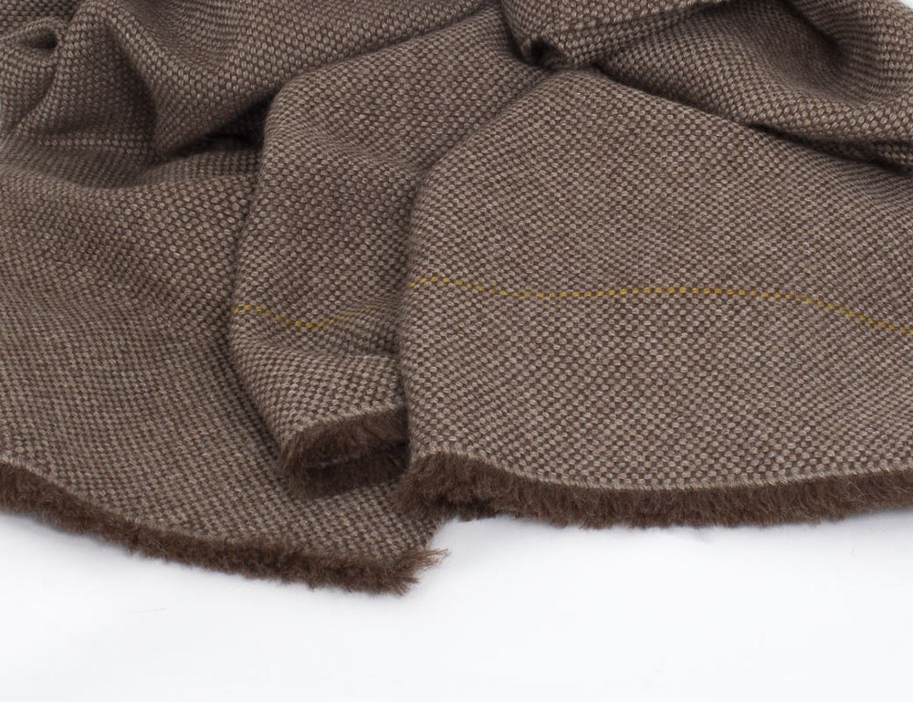 
                  
                    Manta de Alpaca tabaco con arena
                  
                